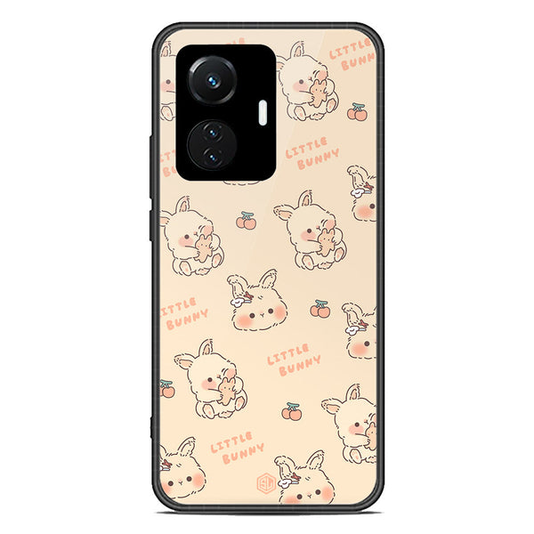 Cute Korean Design Series Soft Phone Case - Premium Glass Case - Design 2 - Vivo Y55 4G