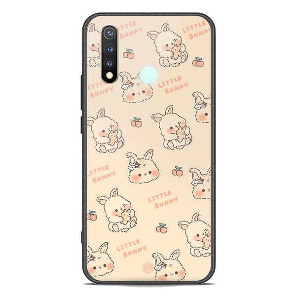 Cute Korean Design Series Soft Phone Case - Premium Glass Case - Design 2 - Vivo Y19