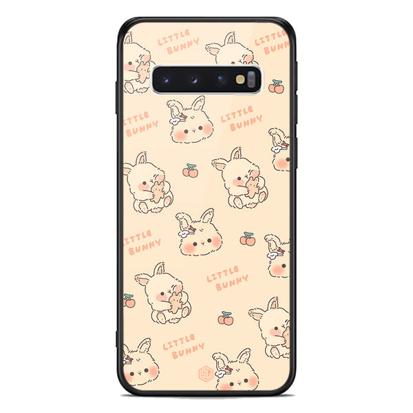 Cute Korean Design Series Soft Phone Case - Premium Glass Case - Design 2 - Samsung Galaxy S10 5G