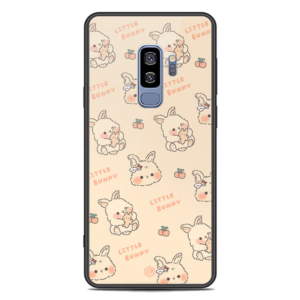 Cute Korean Design Series Soft Phone Case - Premium Glass Case - Design 2 - Samsung Galaxy S9 Plus