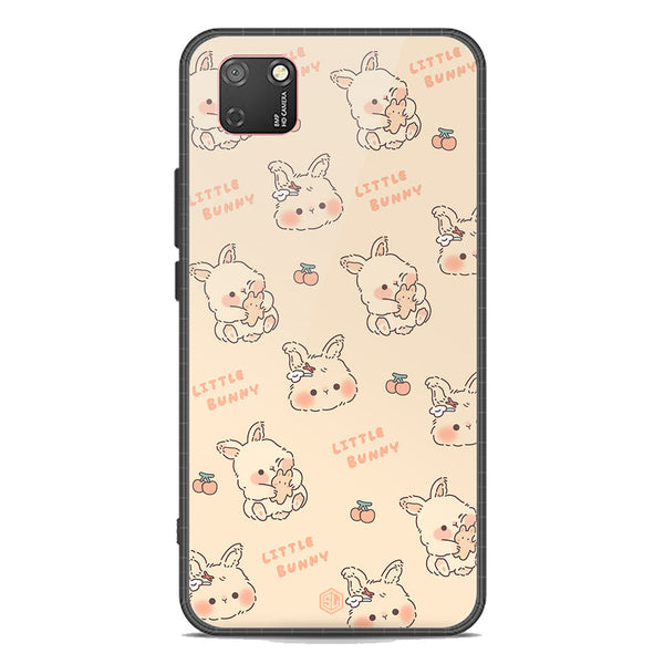 Cute Korean Design Series Soft Phone Case - Premium Glass Case - Design 2 - Huawei Y5p
