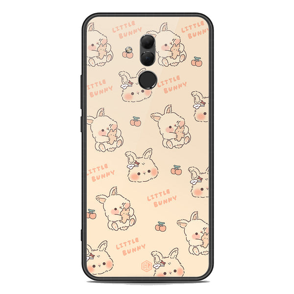 Cute Korean Design Series Soft Phone Case - Premium Glass Case - Design 2 - Huawei Mate 20 Lite