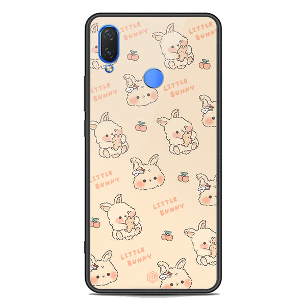Cute Korean Design Series Soft Phone Case - Premium Glass Case - Design 2 - Huawei Honor 8C
