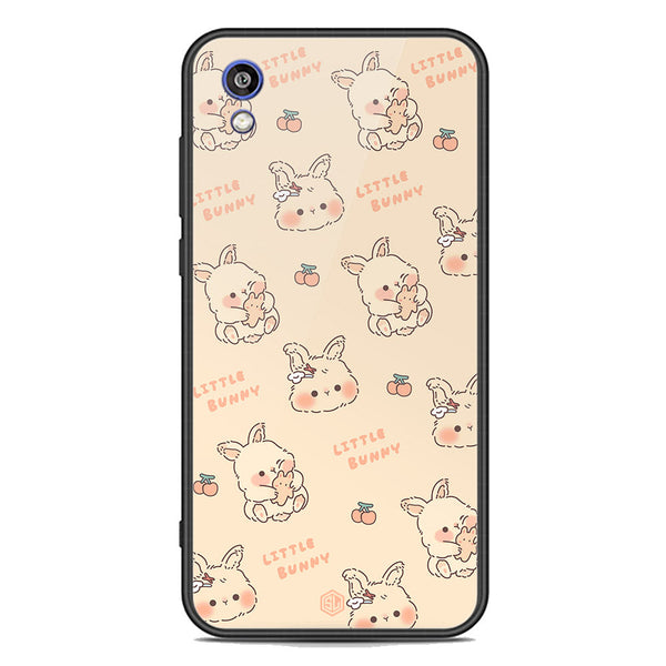 Cute Korean Design Series Soft Phone Case - Premium Glass Case - Design 2 - Huawei Honor 8S