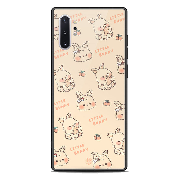 Cute Korean Design Series Soft Phone Case - Premium Glass Case - Design 2 - Samsung Galaxy Note 10 Plus