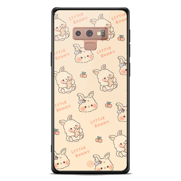 Cute Korean Design Series Soft Phone Case - Premium Glass Case - Design 2 - Samsung Galaxy Note 9