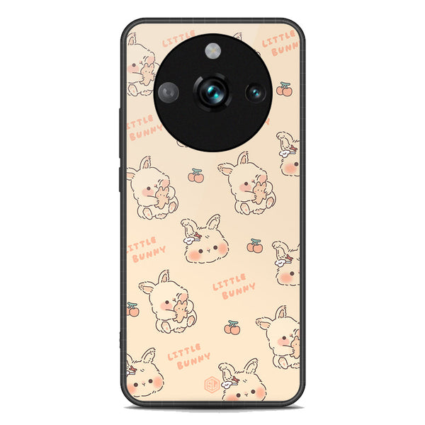 Cute Korean Design Series Soft Phone Case - Premium Glass Case - Design 2 - Realme 11 Pro Plus