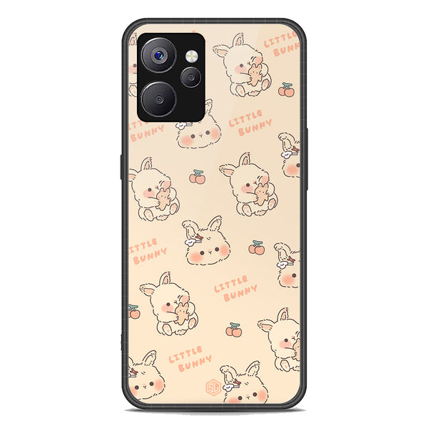 Cute Korean Design Series Soft Phone Case - Premium Glass Case - Design 2 - Realme 10 5G
