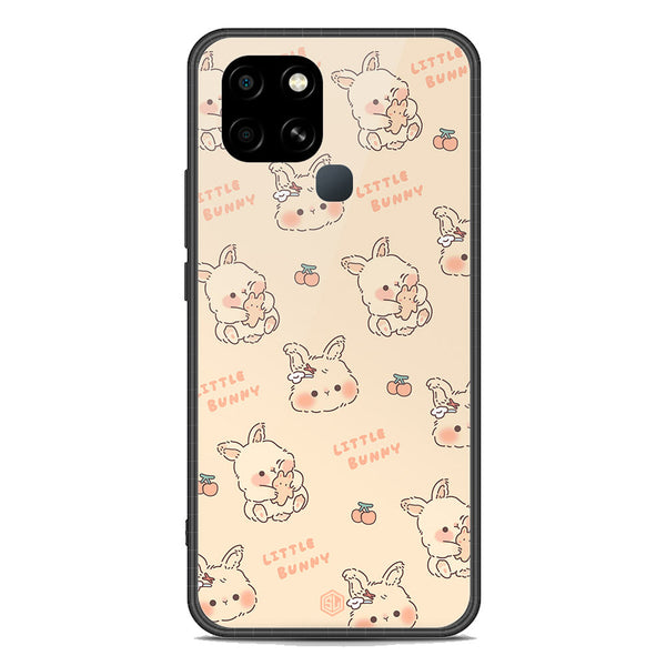 Cute Korean Design Series Soft Phone Case - Premium Glass Case - Design 2 - Infinix Smart 6