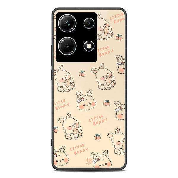 Cute Korean Design Series Soft Phone Case - Premium Glass Case - Design 2 - Infinix Note 30