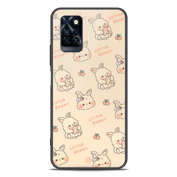 Cute Korean Design Series Soft Phone Case - Premium Glass Case - Design 2 - Infinix Note 10 Pro
