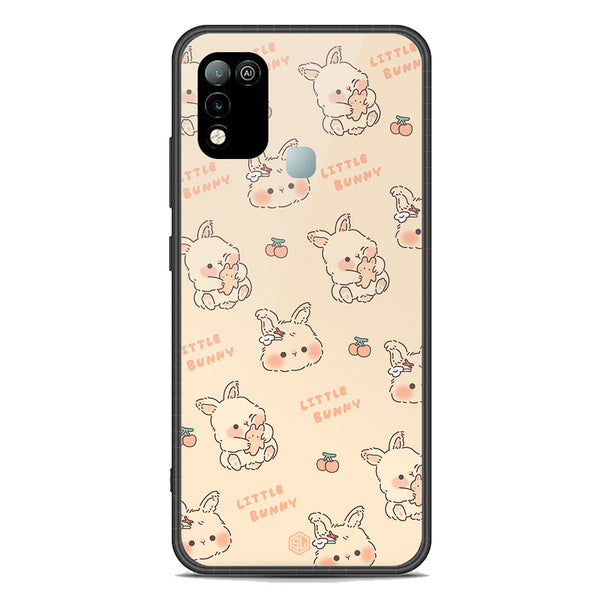 Cute Korean Design Series Soft Phone Case - Premium Glass Case - Design 2 - Infinix Hot 10 Play