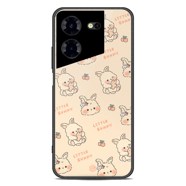 Cute Korean Design Series Soft Phone Case - Premium Glass Case - Design 2 - Tecno Pova 5 Pro
