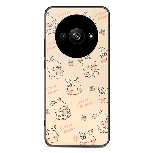 Cute Korean Design Series Soft Phone Case - Premium Glass Case - Design 2 - Xiaomi Redmi A3