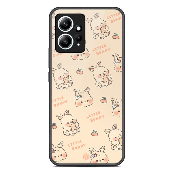 Cute Korean Design Series Soft Phone Case - Premium Glass Case - Design 2 - Xiaomi Redmi Note 12 4G