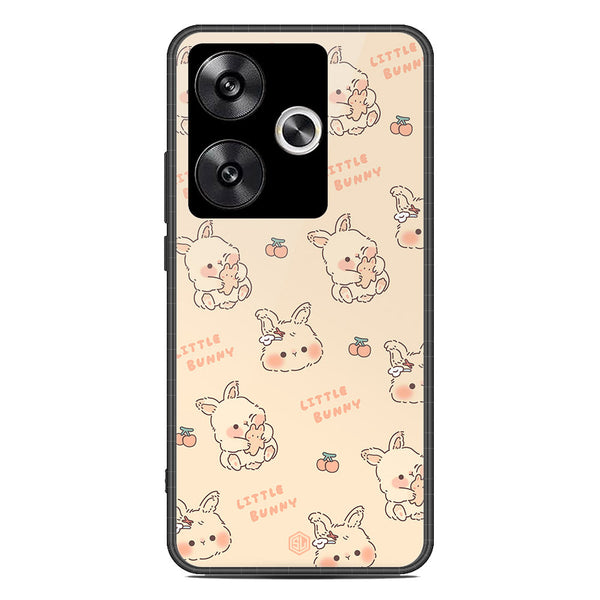Cute Korean Design Series Soft Phone Case - Premium Glass Case - Design 2 - Xiaomi Poco F6