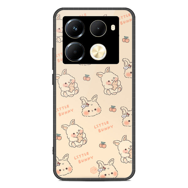 Cute Korean Design  Series Soft Phone Case - Premium Glass Case - Design 2 - Infinix Note 40 Pro