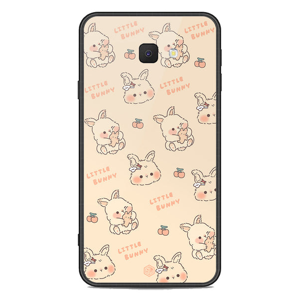 Cute Korean Design Series Soft Phone Case - Premium Glass Case - Design 2 - Samsung Galaxy J7 Prime