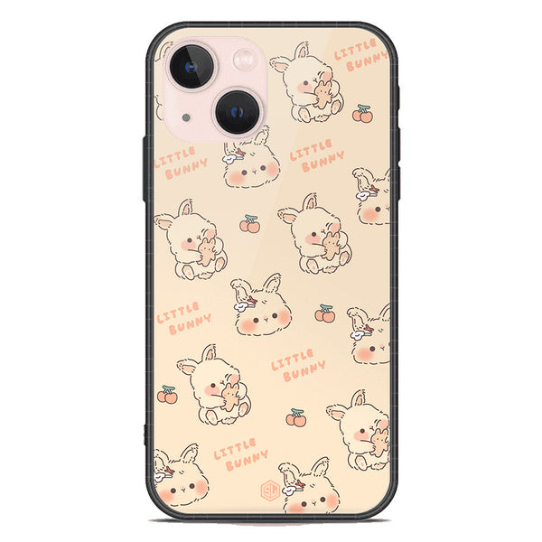 Cute Korean Design Series Soft Phone Case - Premium Glass Case - Design 2 - iPhone 14