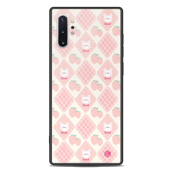 Cute Korean Design Series Soft Phone Case - Premium Glass Case - Design 3 - Samsung Galaxy Note 10 Plus