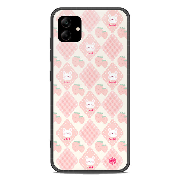 Cute Korean Design Series Soft Phone Case - Premium Glass Case - Design 3 - Samsung Galaxy M13 5G