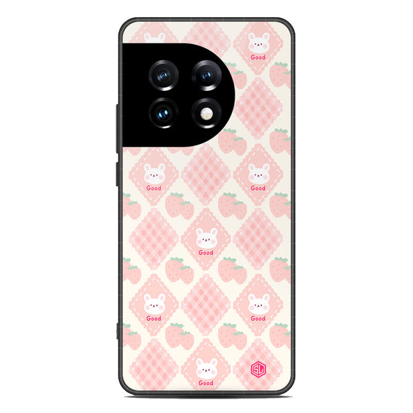 Cute Korean Design Series Soft Phone Case - Premium Glass Case - Design 3 - OnePlus Ace 2 Pro