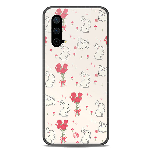 Cute Korean Design Series Soft Phone Case - Premium Glass Case - Design 6 - OnePlus Nord CE 5G