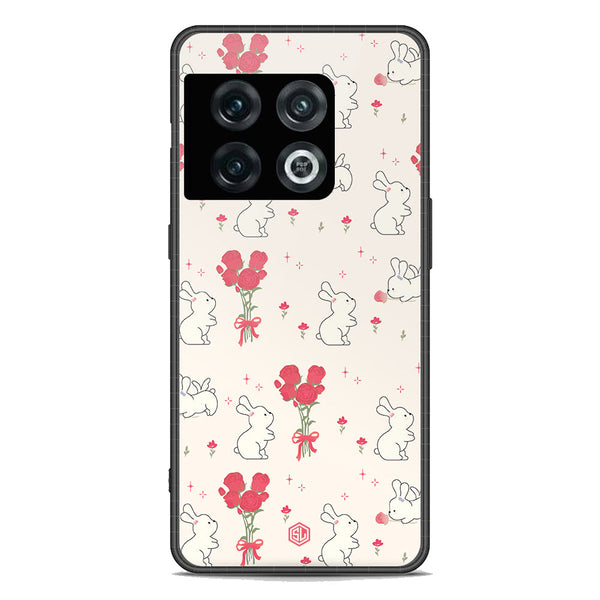 Cute Korean Design Series Soft Phone Case - Premium Glass Case - Design 6 - OnePlus 10 Pro