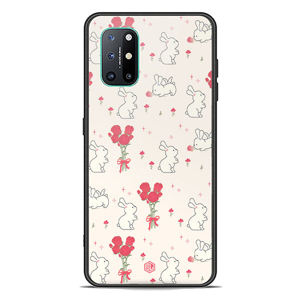 Cute Korean Design Series Soft Phone Case - Premium Glass Case - Design 6 - OnePlus 8T