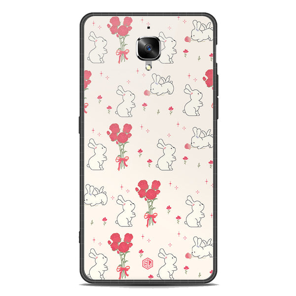 Cute Korean Design Series Soft Phone Case - Premium Glass Case - Design 6 - OnePlus 3T