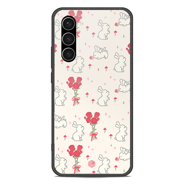 Cute Korean Design Series Soft Phone Case - Premium Glass Case - Design 6 - Samsung Galaxy S23 5G