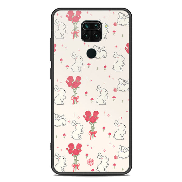 Cute Korean Series Soft Phone Case - Premium Glass Case - Design 6 - Xiaomi Redmi 10X 4G