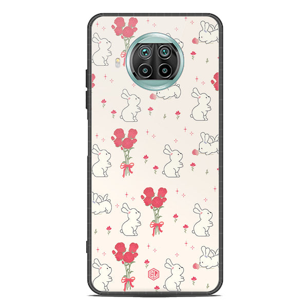 Cute Korean Series Soft Phone Case - Premium Glass Case - Design 6 - Xiaomi Mi 10T Lite