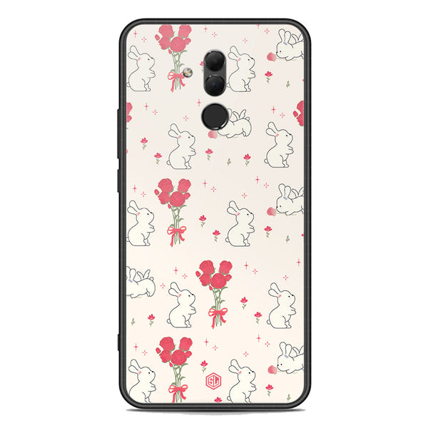 Cute Korean Design Series Soft Phone Case - Premium Glass Case - Design 6 - Huawei Mate 20 Lite