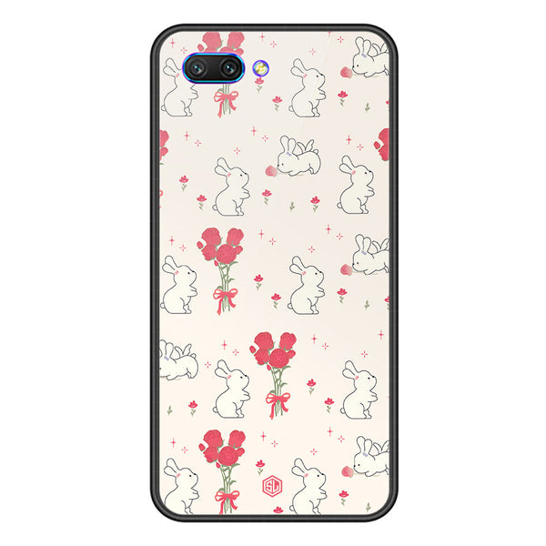 Cute Korean Design Series Soft Phone Case - Premium Glass Case - Design 6 - Huawei Honor 10