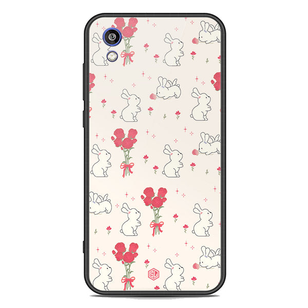 Cute Korean Design Series Soft Phone Case - Premium Glass Case - Design 6 - Huawei Honor 8S
