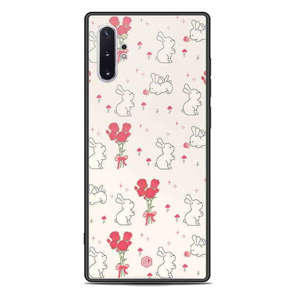 Cute Korean Design Series Soft Phone Case - Premium Glass Case - Design 6 - Samsung Galaxy Note 10 Plus