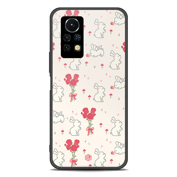 Cute Korean Design Series Soft Phone Case - Premium Glass Case - Design 6 - Infinix Note 11 Pro