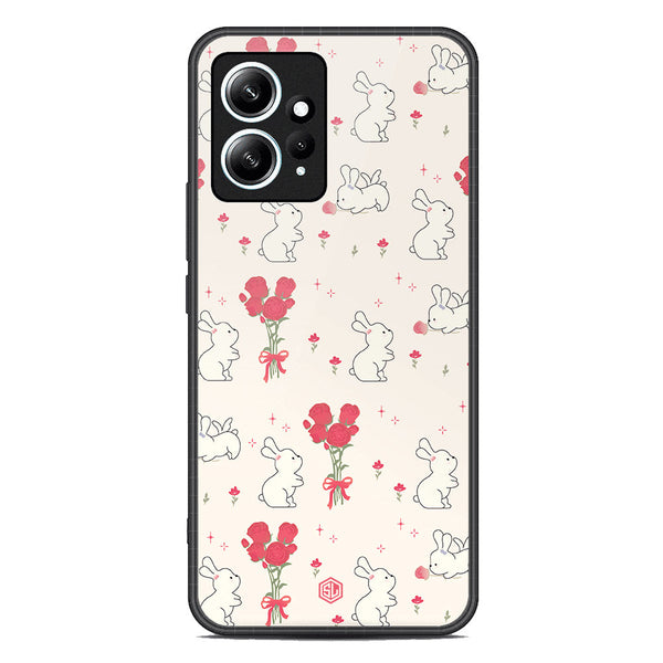Cute Korean Design Series Soft Phone Case - Premium Glass Case - Design 6 - Xiaomi Redmi Note 12 4G