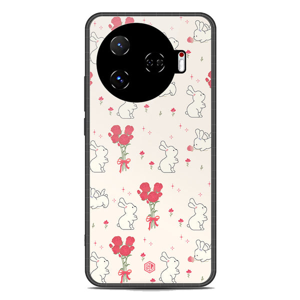 Cute Korean Design Series Soft Phone Case - Premium Glass Case - Design 6 - Tecno Camon 30 Pro 5G