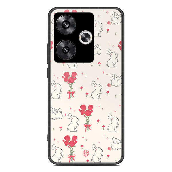 Cute Korean Design Series Soft Phone Case - Premium Glass Case - Design 6 - Xiaomi Poco F6