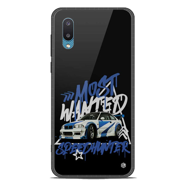 Most Wanted Speedhunter Series Soft Phone Case - Premium Glass Case - Samsung Galaxy A02