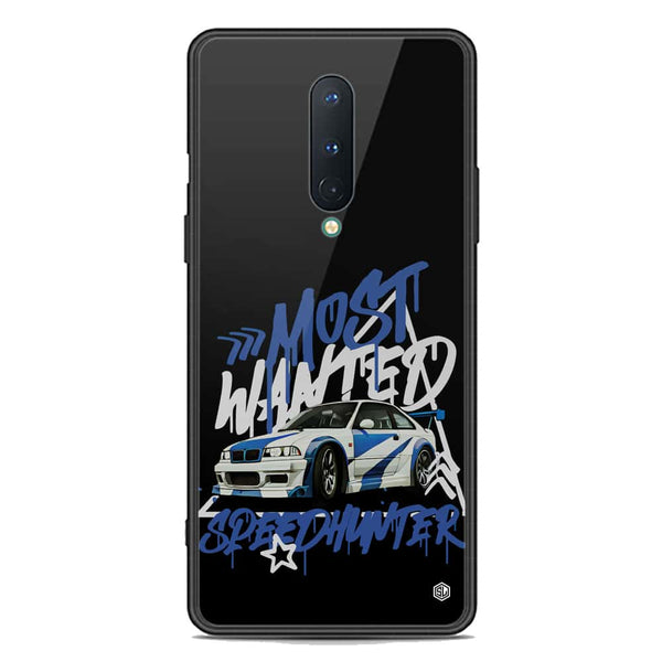 Most Wanted Speedhunter Series Soft Phone Case - Premium Glass Case - OnePlus 8 4G