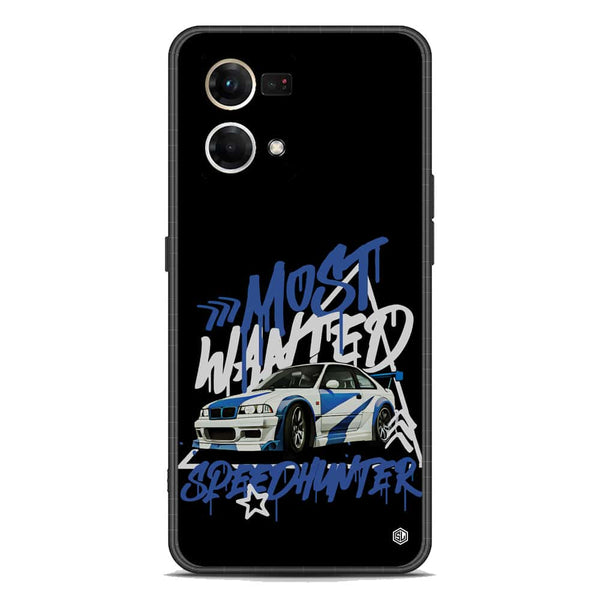 Most Wanted Speedhunter Series Soft Phone Case - Premium Glass Case - Oppo Reno 8 4G