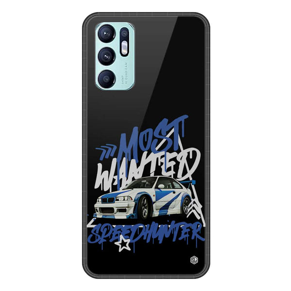 Most Wanted Speedhunter Series Soft Phone Case - Premium Glass Case - Oppo Reno 6