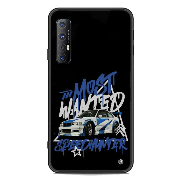 Most Wanted Speedhunter Series Soft Phone Case - Premium Glass Case - Oppo Reno 3 Pro