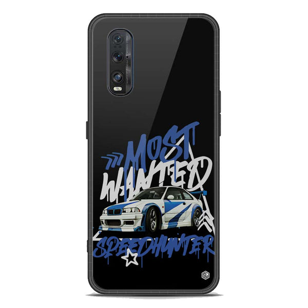 Most Wanted Speedhunter Series Soft Phone Case - Premium Glass Case - Oppo Find X2