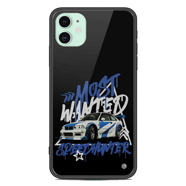 Most Wanted Speedhunter Series Soft Phone Case - Premium Glass Case - iPhone 11