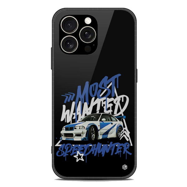 Most Wanted Speedhunter Series Soft Phone Case - Premium Glass Case - iPhone 15 Pro Max
