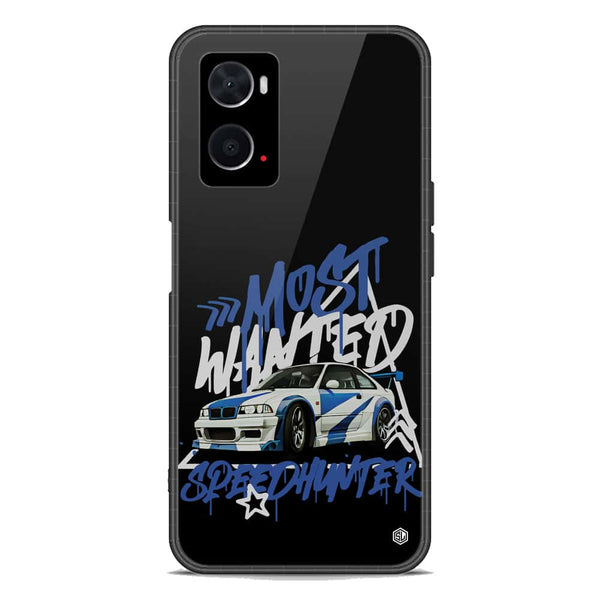Most Wanted Speedhunter Series Soft Phone Case - Premium Glass Case - Oppo A96 4G